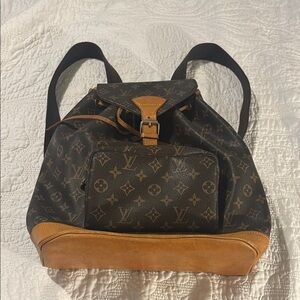 Vintage Louis Vuitton Brown Monogram MM Backpack